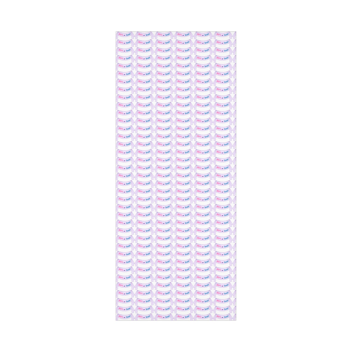 Gender reveal Gift Wrapping Paper