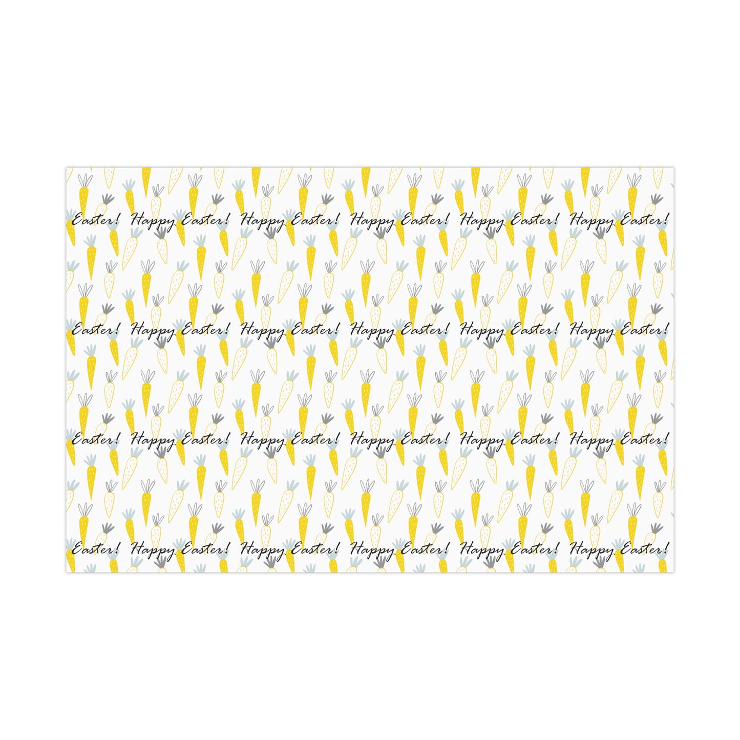 Carrot Happy Easter Wrapping Papers