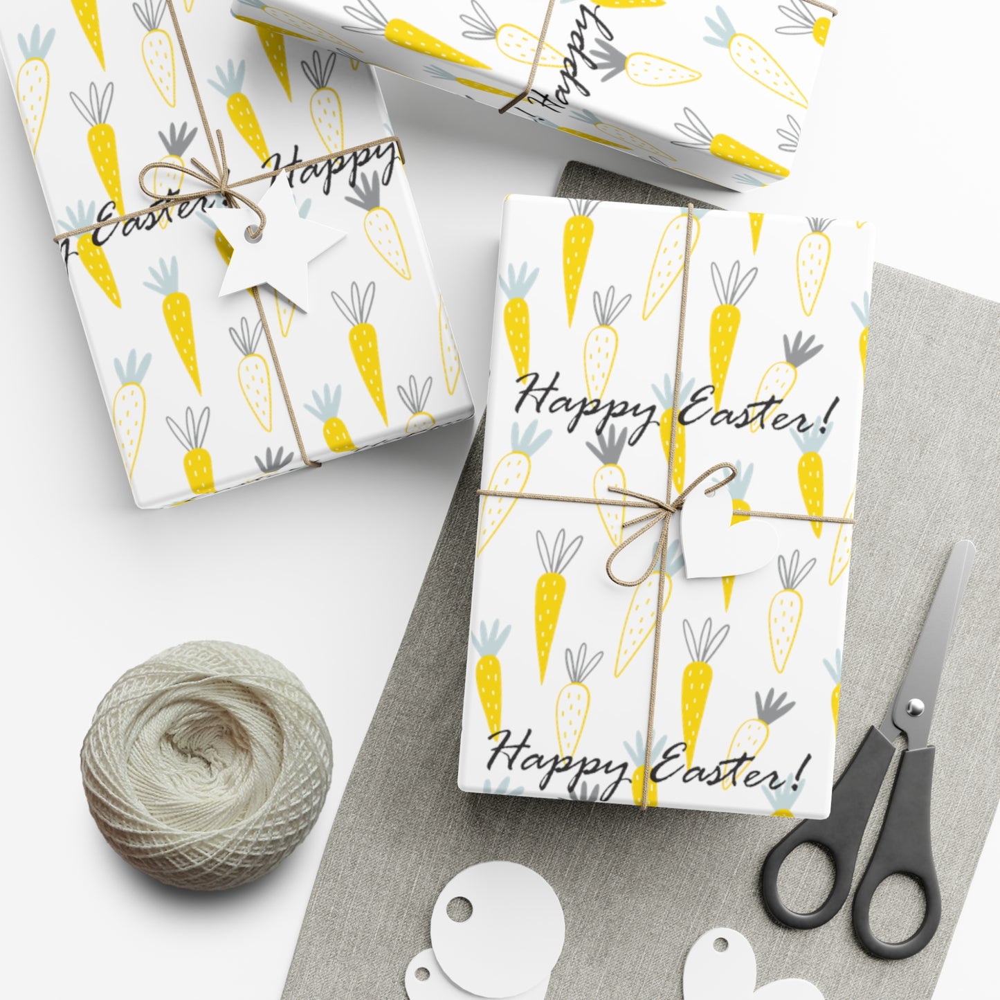 Carrot Happy Easter Wrapping Papers