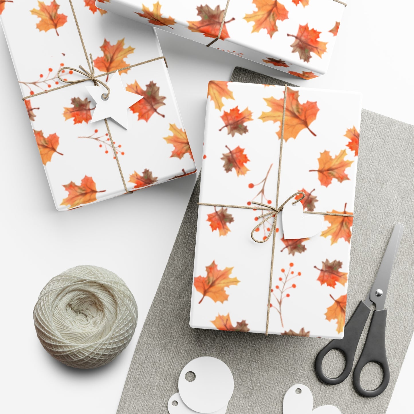 Fall Leaves Wrapping Paper