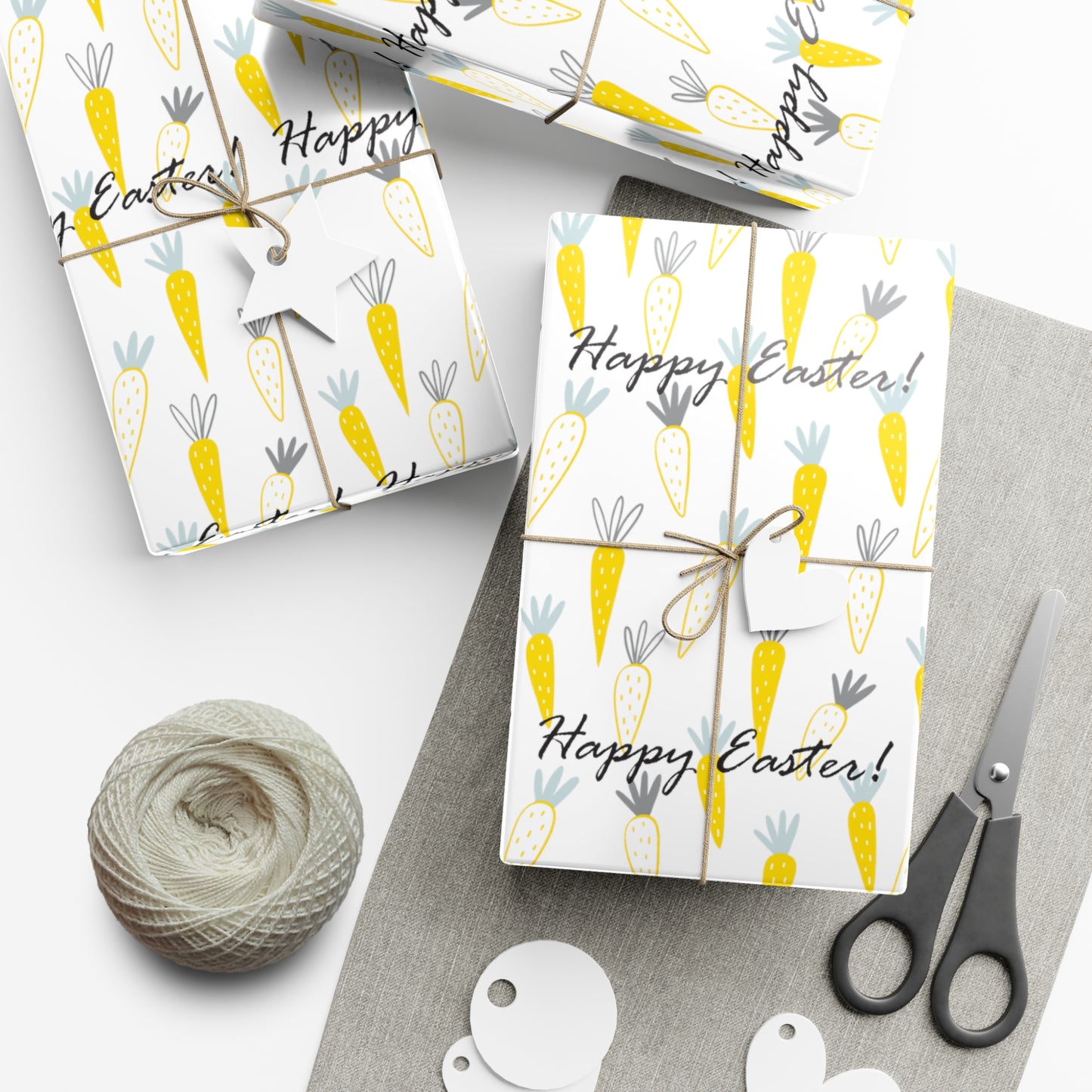 Carrot Happy Easter Wrapping Papers