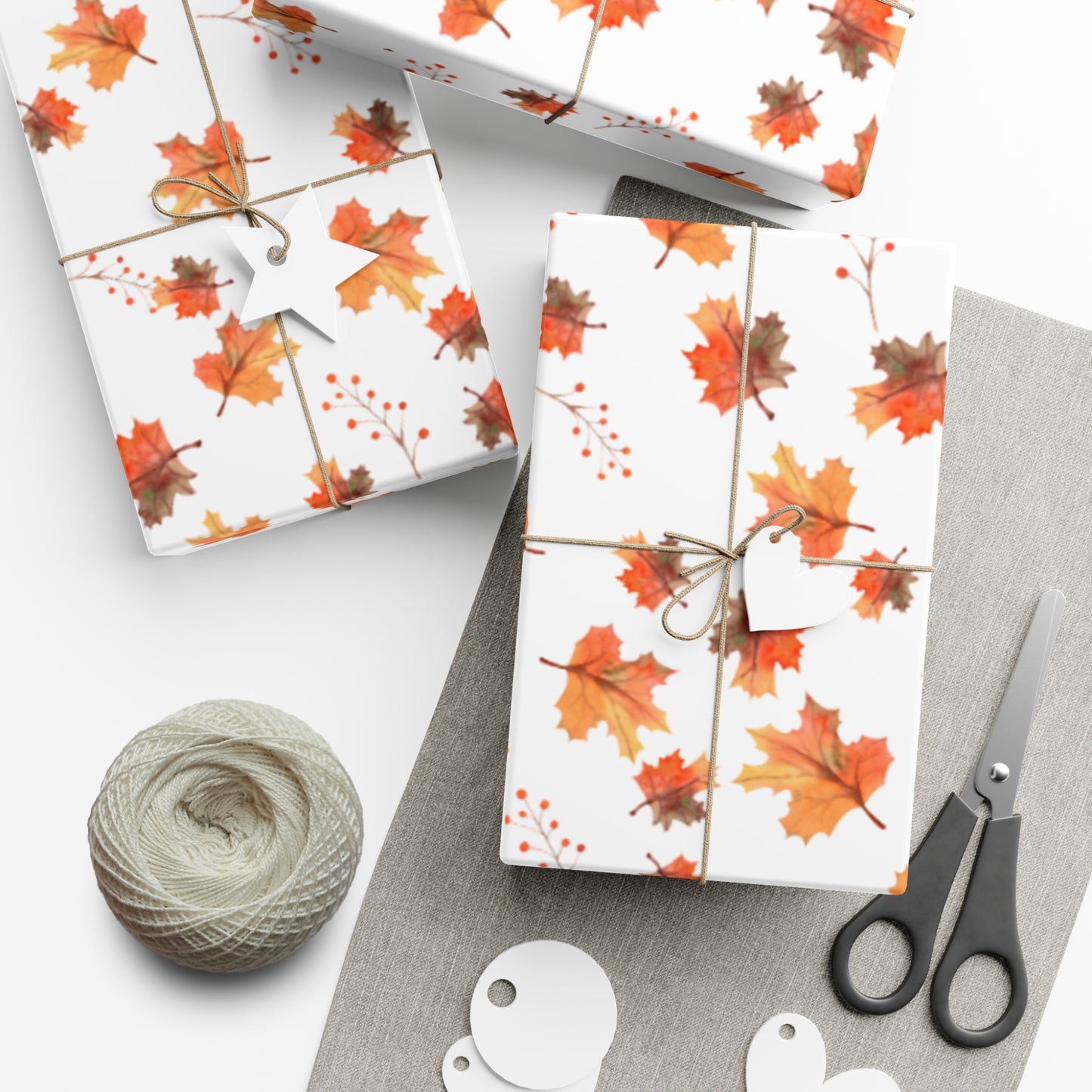 Fall Leaves Wrapping Paper