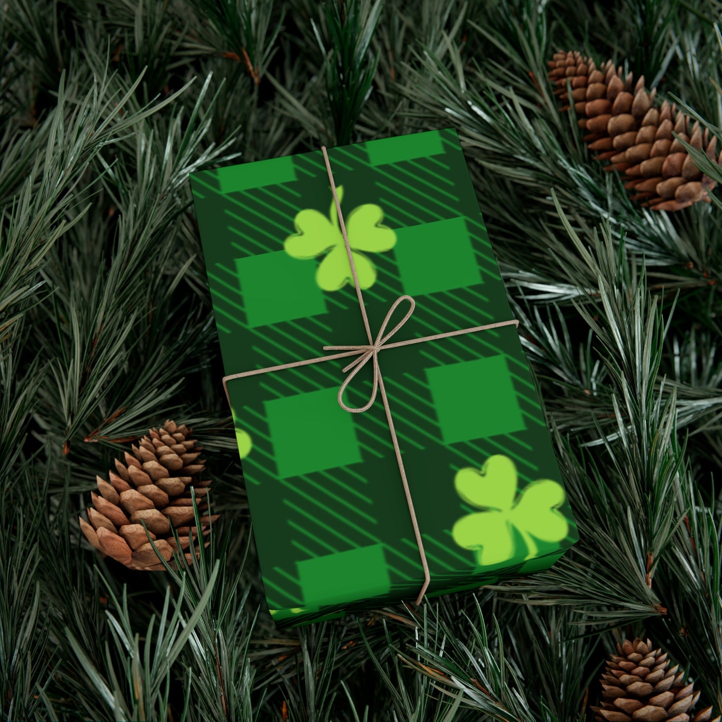 Four Leaf Clover Gift Wrapping Paper