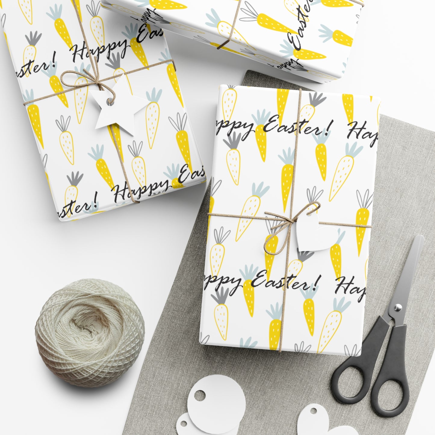 Carrot Happy Easter Wrapping Papers