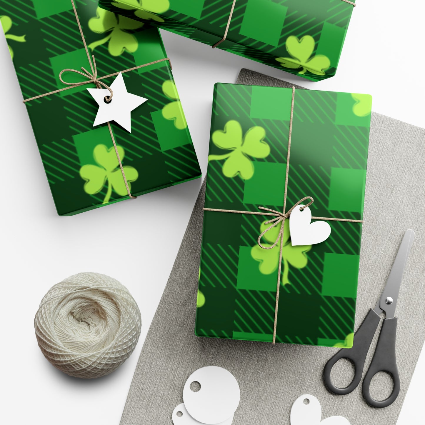 Four Leaf Clover Gift Wrapping Paper