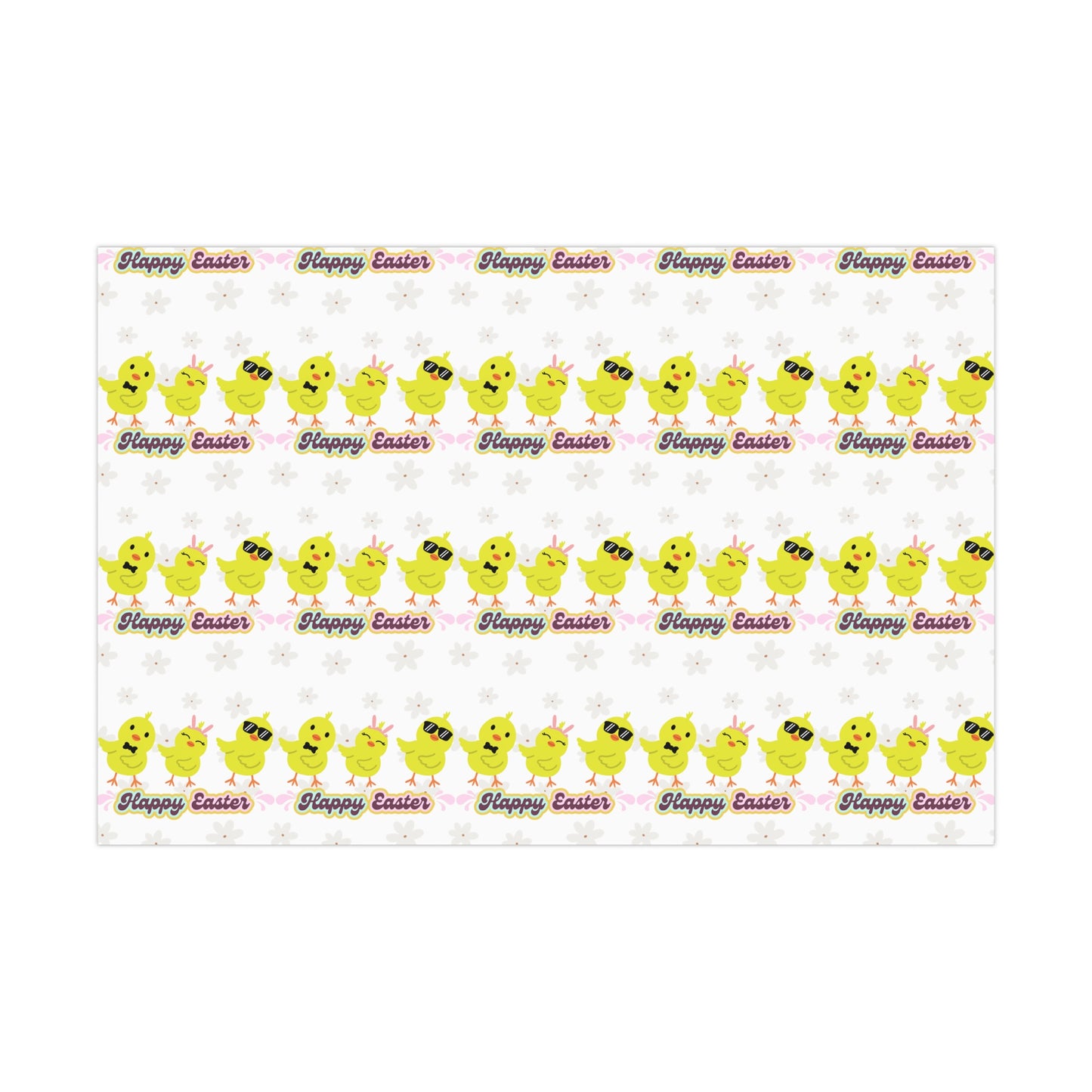 Happy Easter Chicks Wrapping Papers