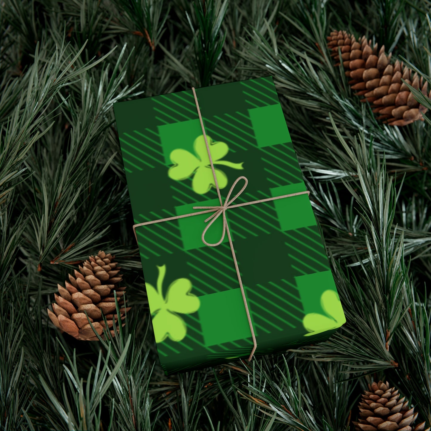 Four Leaf Clover Gift Wrapping Paper