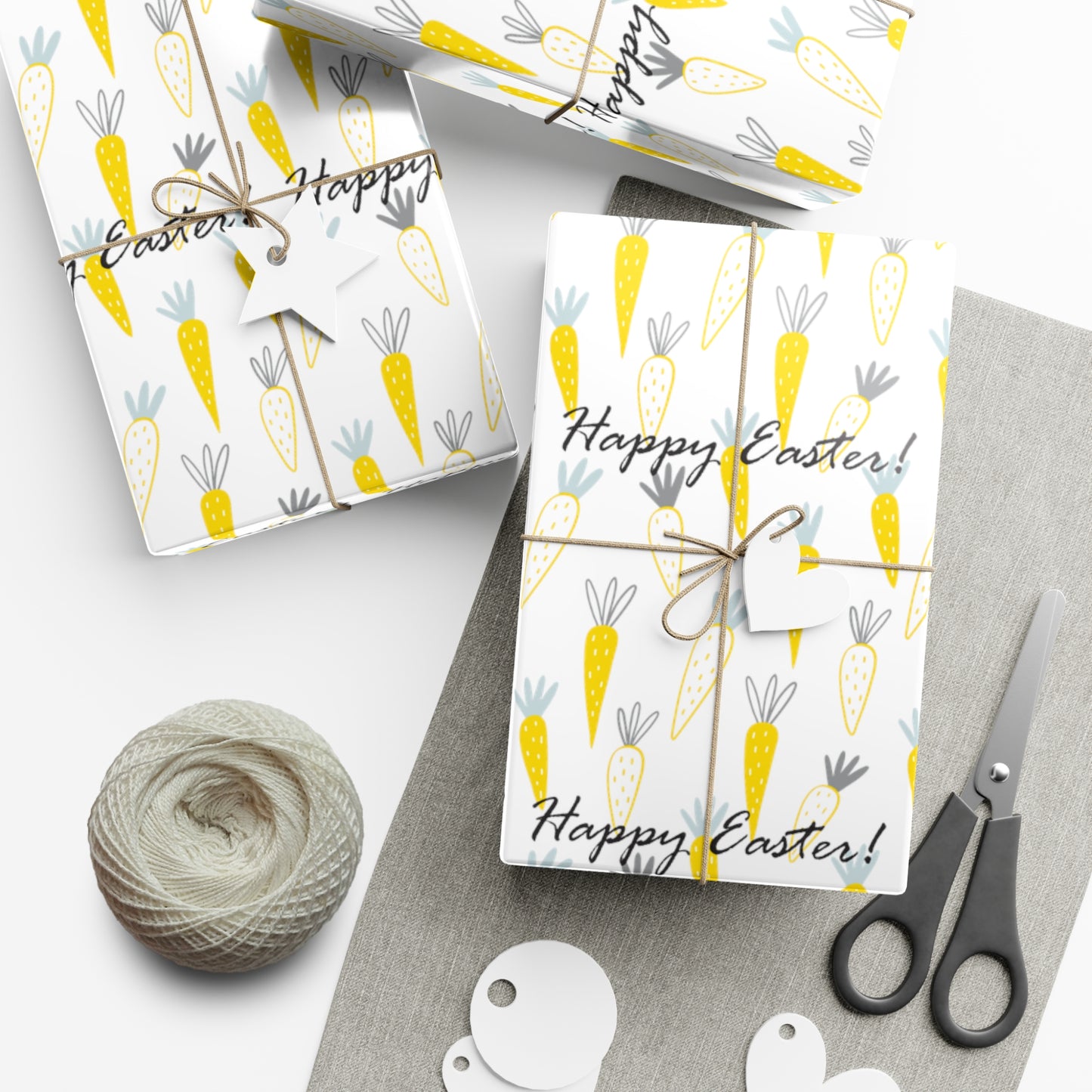 Carrot Happy Easter Wrapping Papers