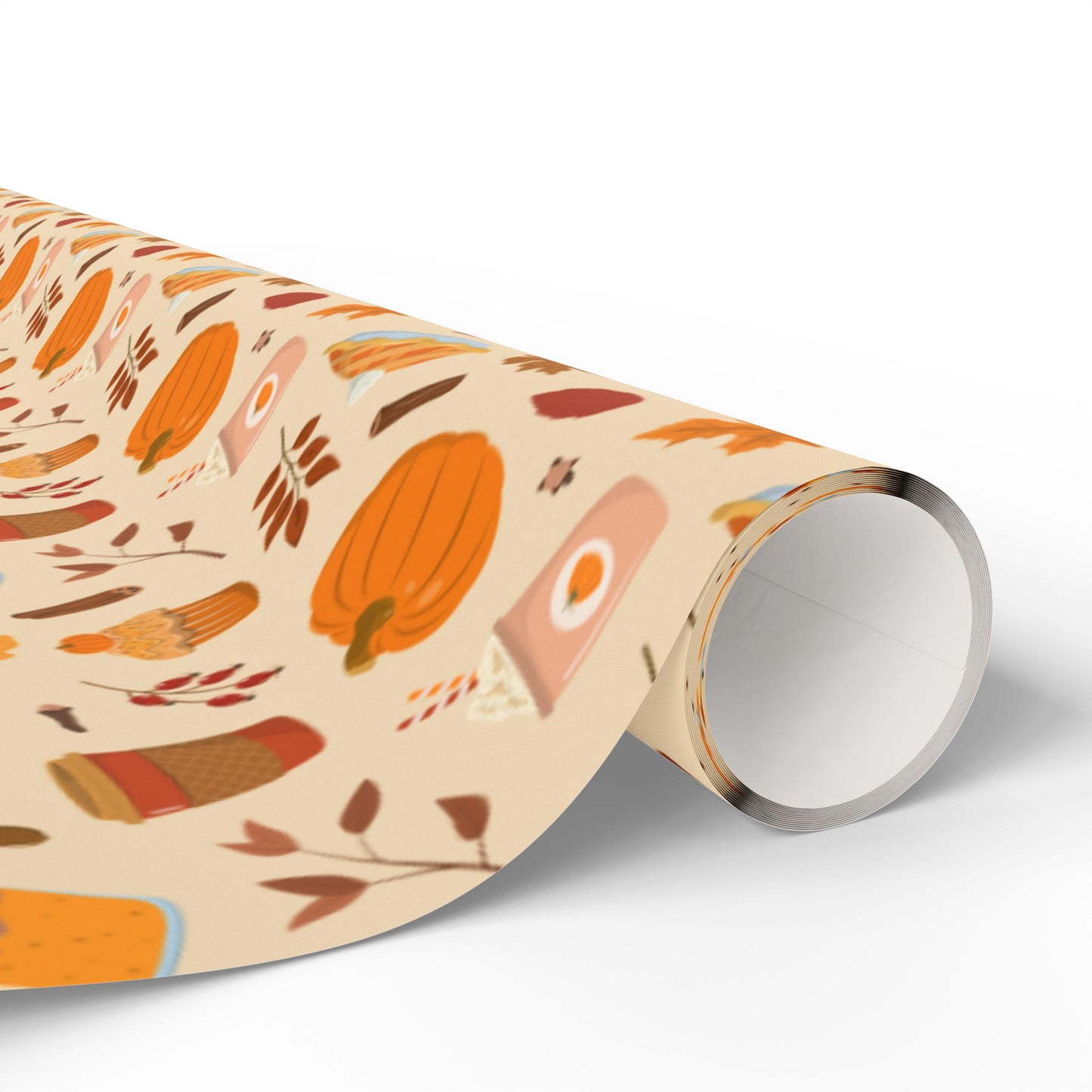 Pumpkin Spice Wrapping Papers