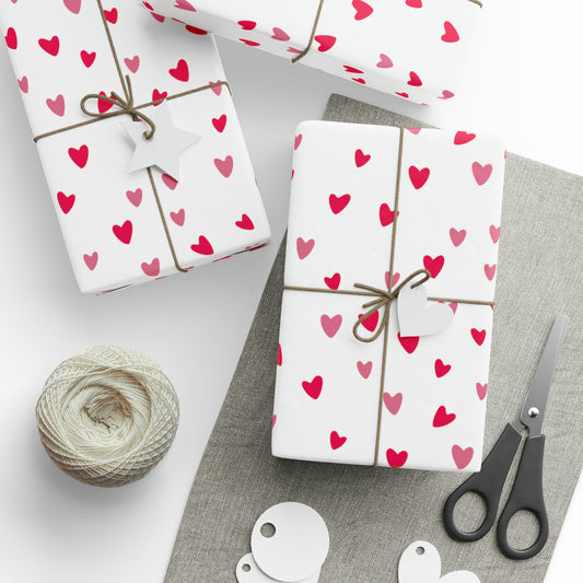 Valentines Day Heart Wrapping Papers