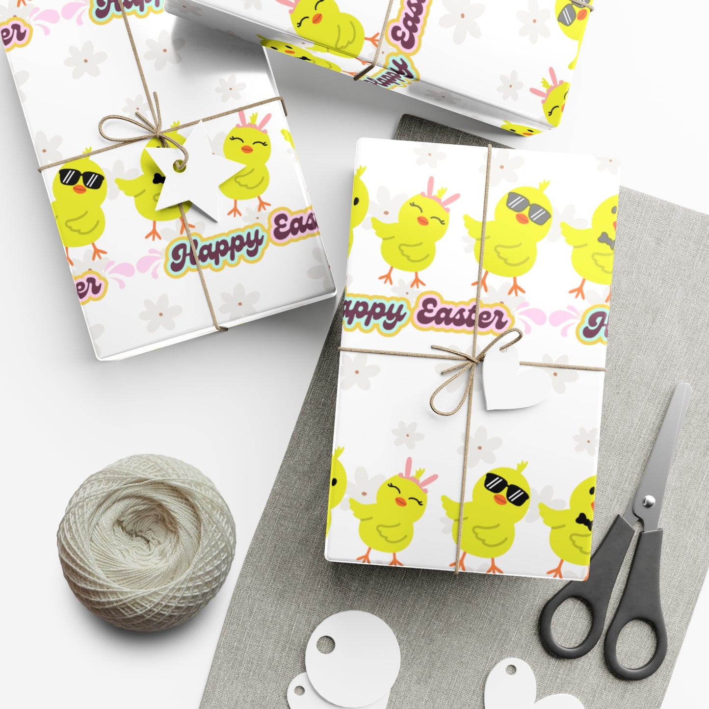 Happy Easter Chicks Wrapping Papers