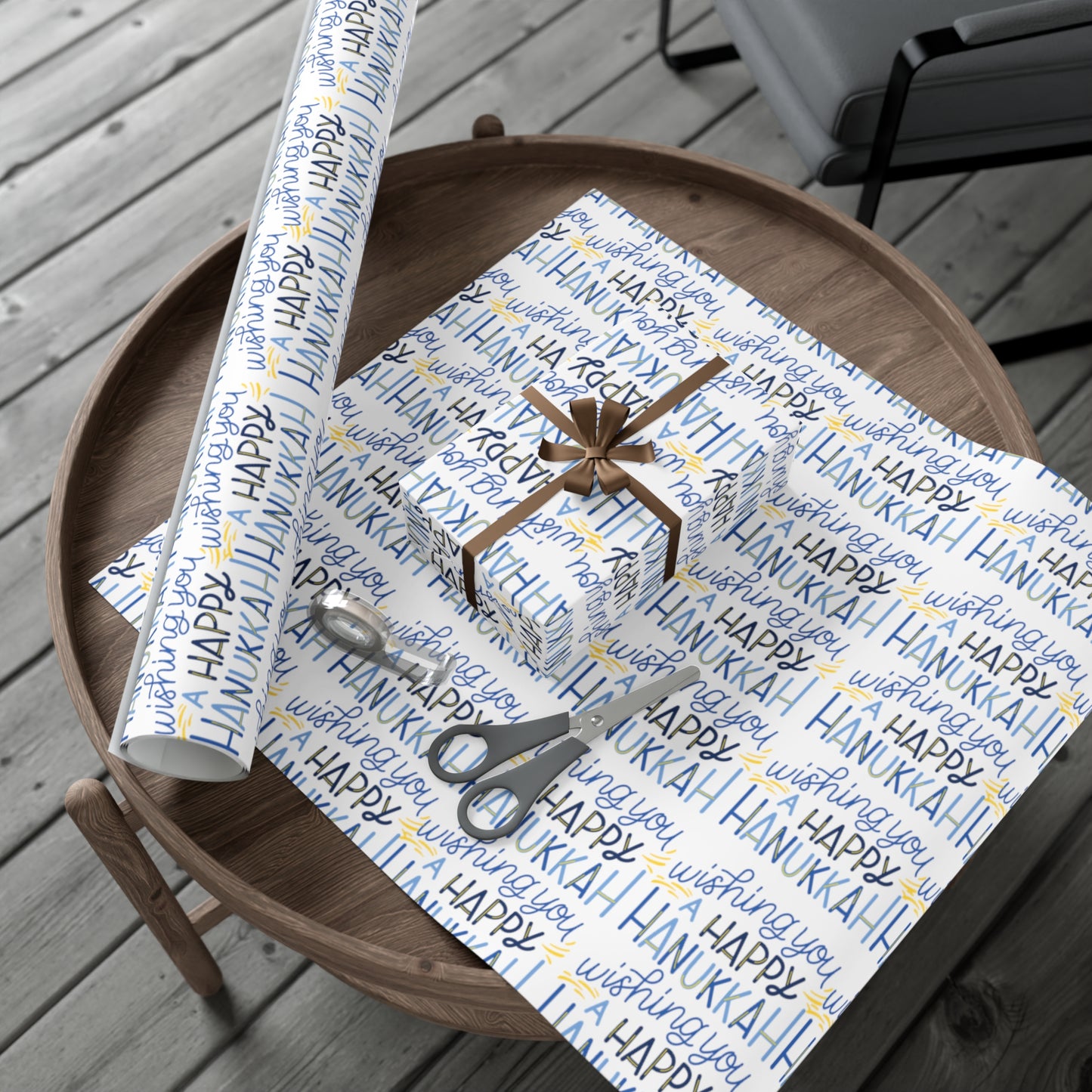 Hannukah Gift Wrap Papers