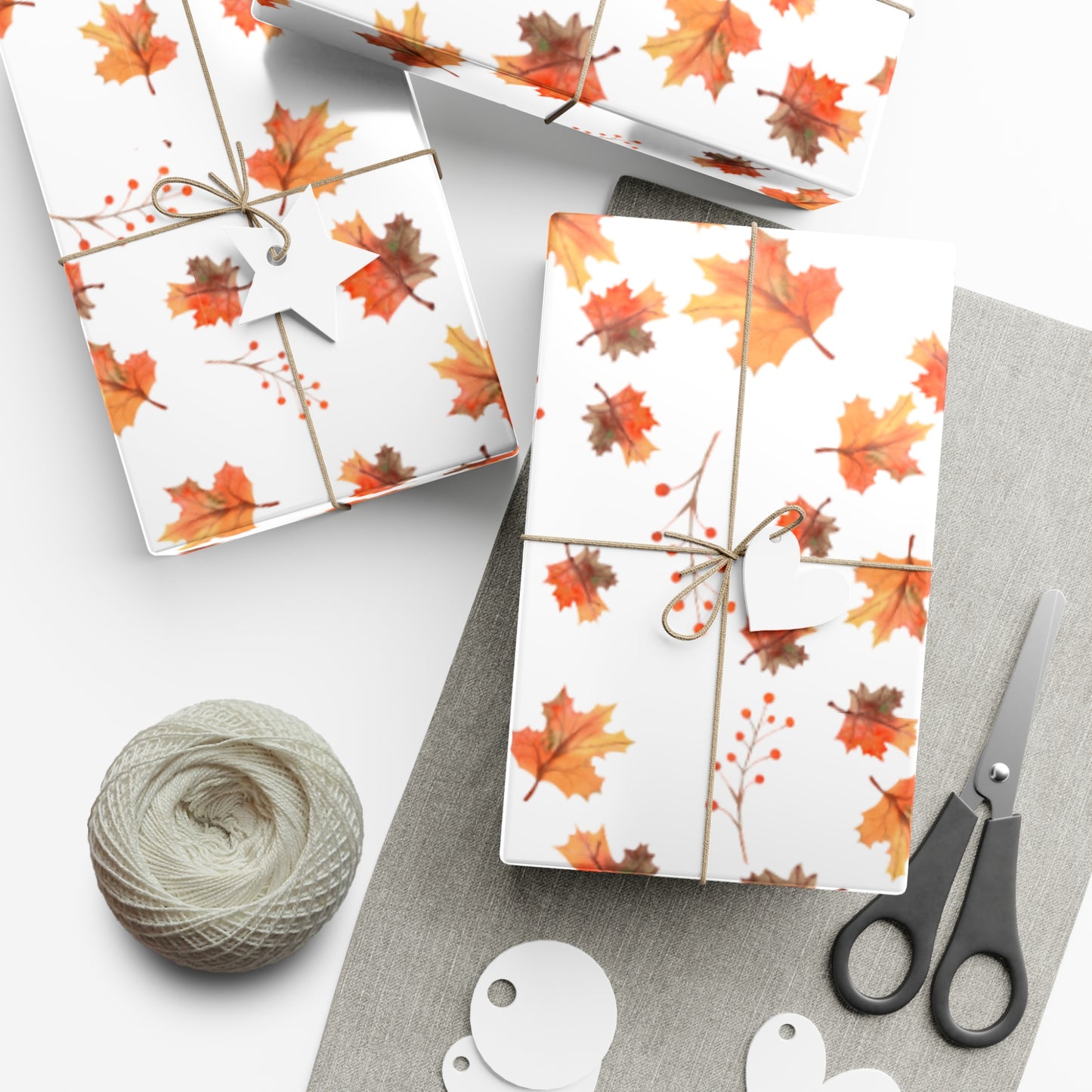 Fall Leaves Wrapping Paper