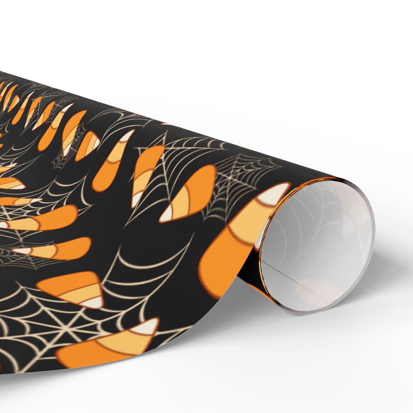 Candy corn Spider web Wrapping Paper