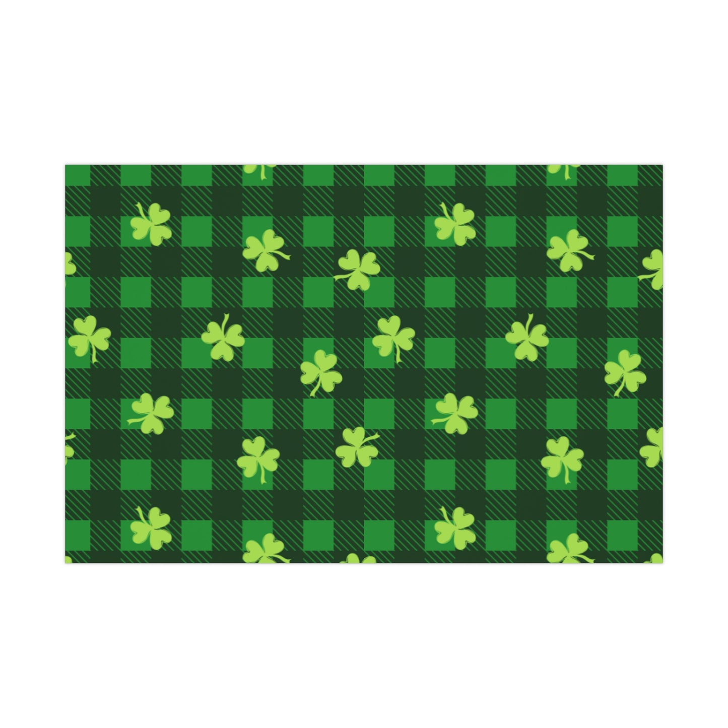 Four Leaf Clover Gift Wrapping Paper