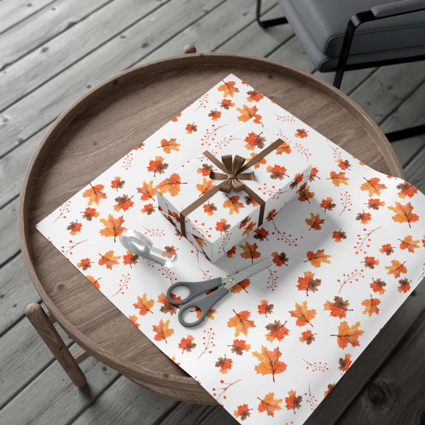 Fall Leaves Wrapping Paper