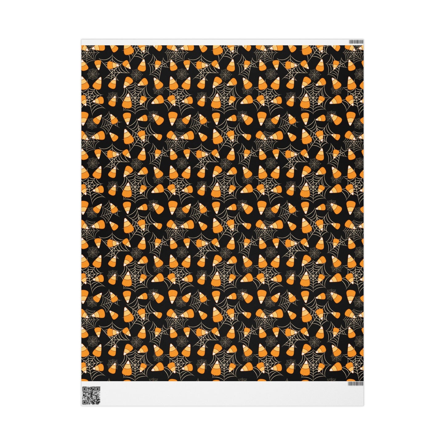 Candy corn Spider web Wrapping Paper