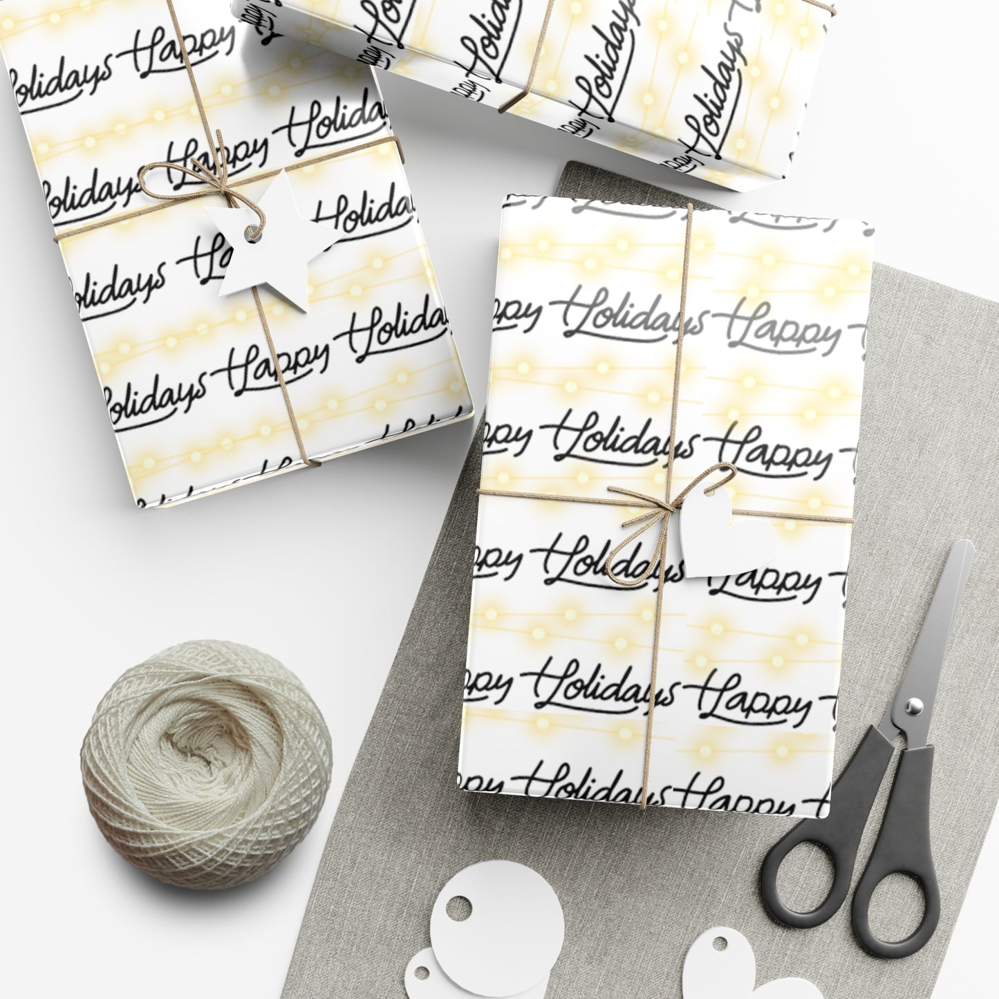 Happy Holidays Gift Wrap Papers