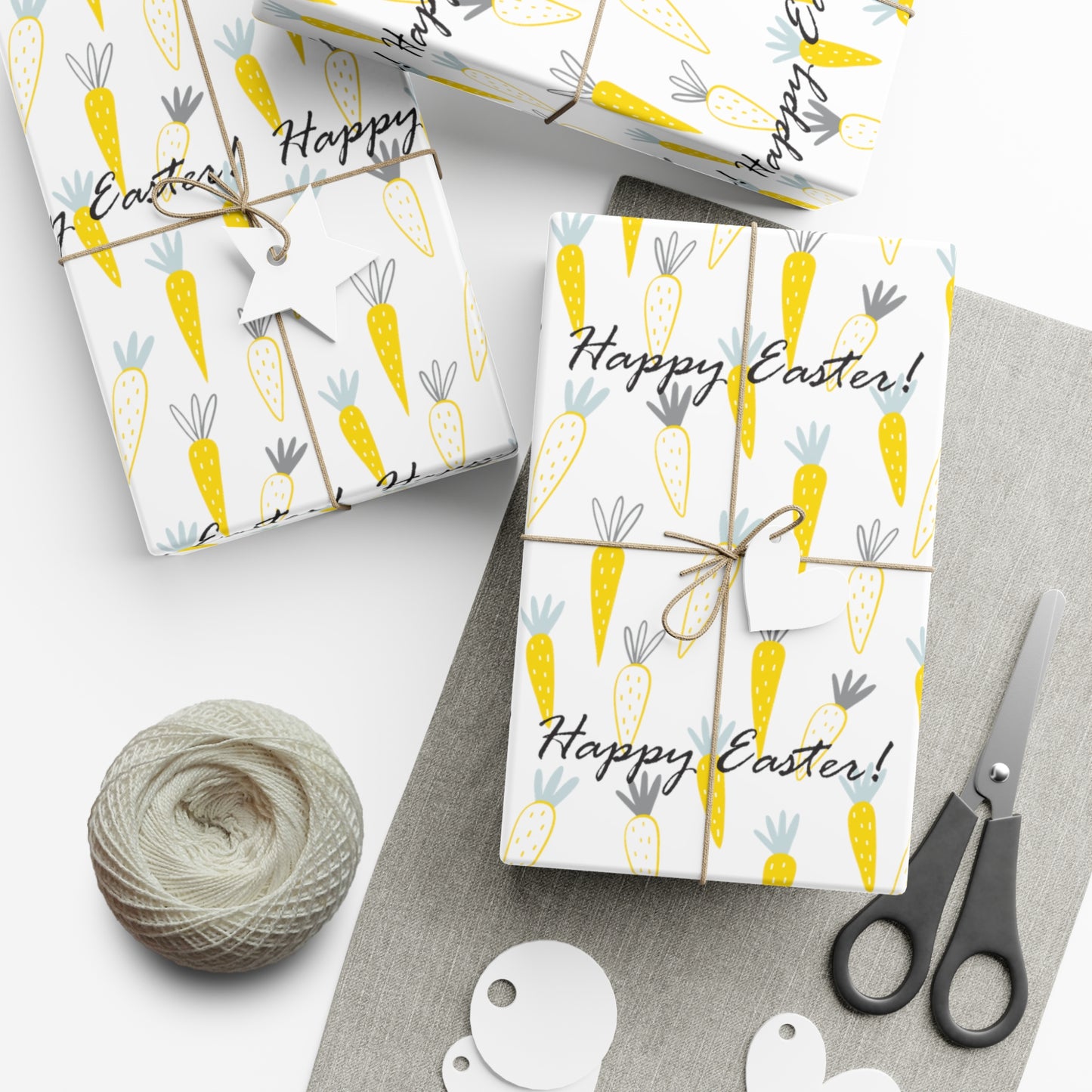 Carrot Happy Easter Wrapping Papers