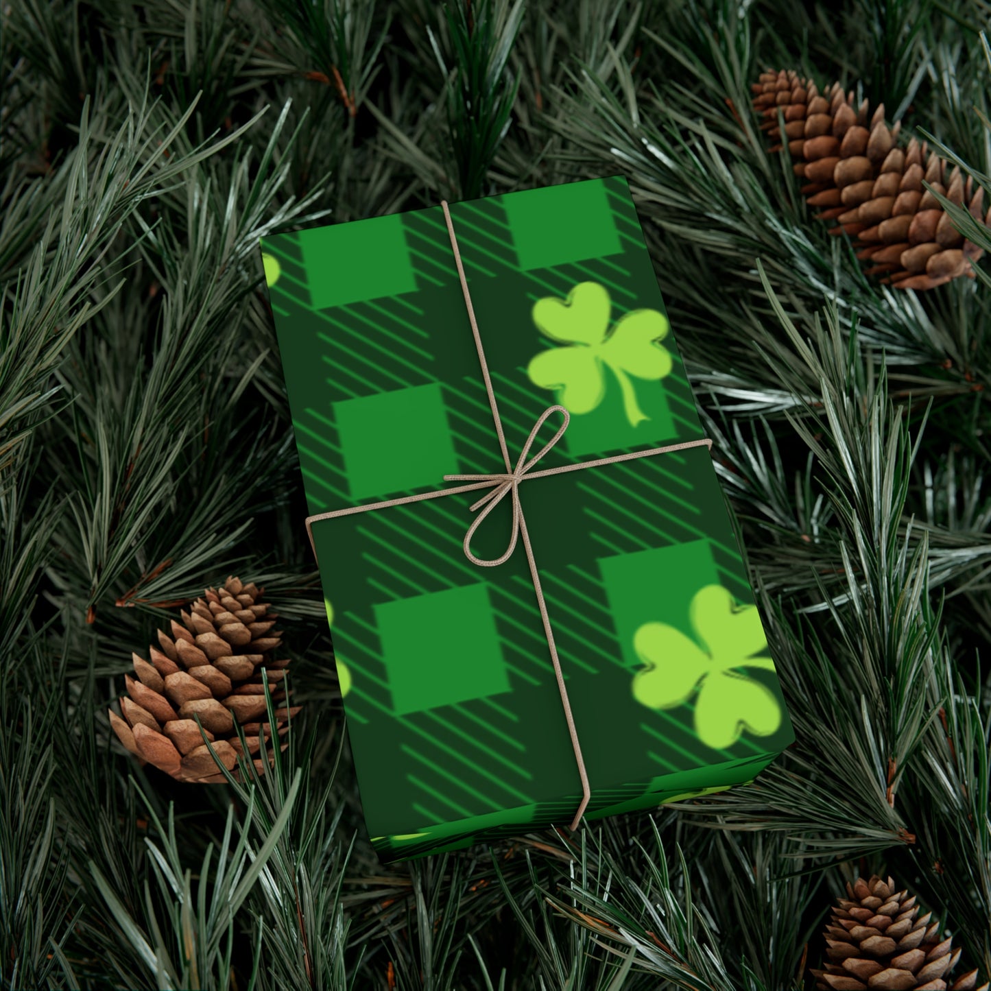 Four Leaf Clover Gift Wrapping Paper