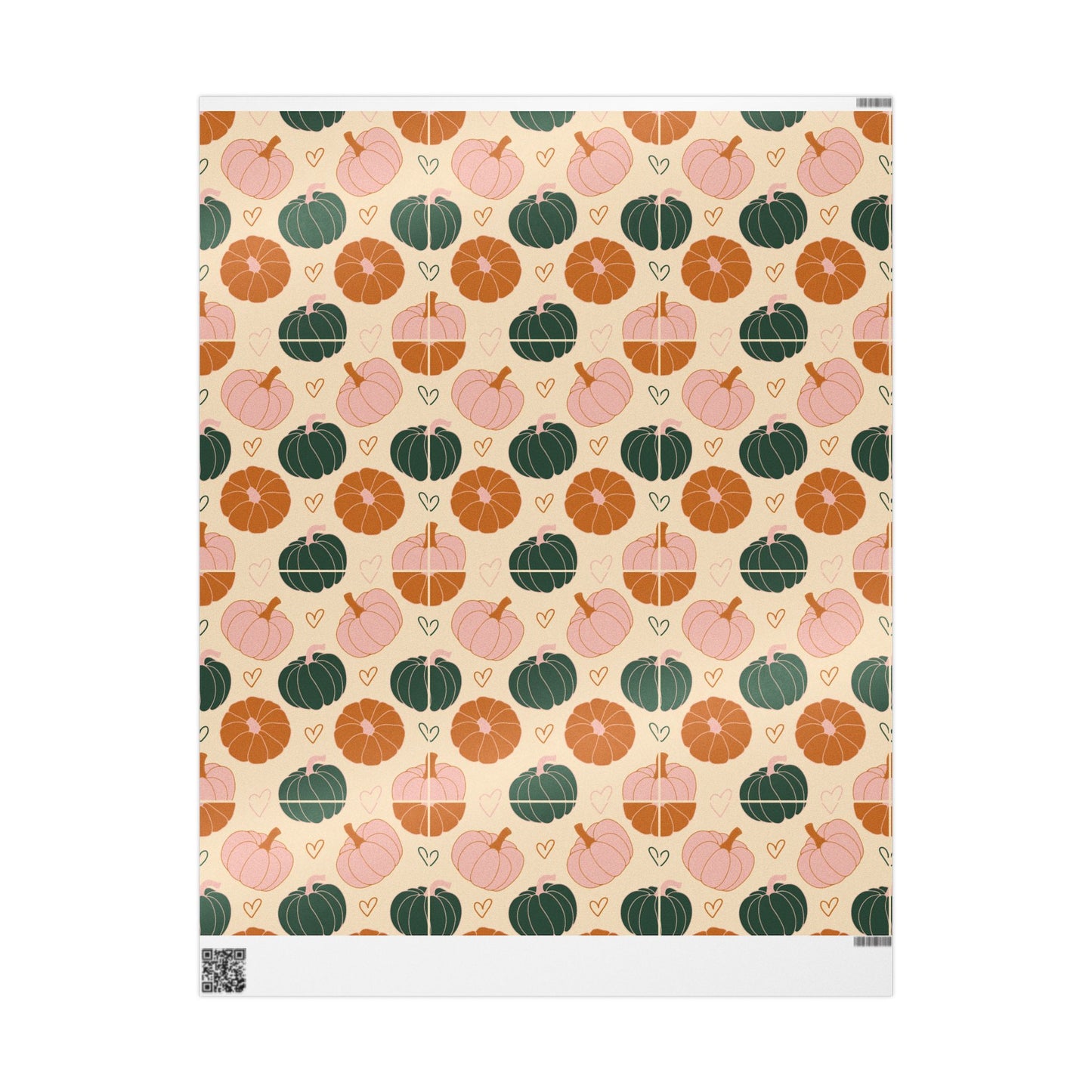 Boho Pumpkins Wrapping Paper