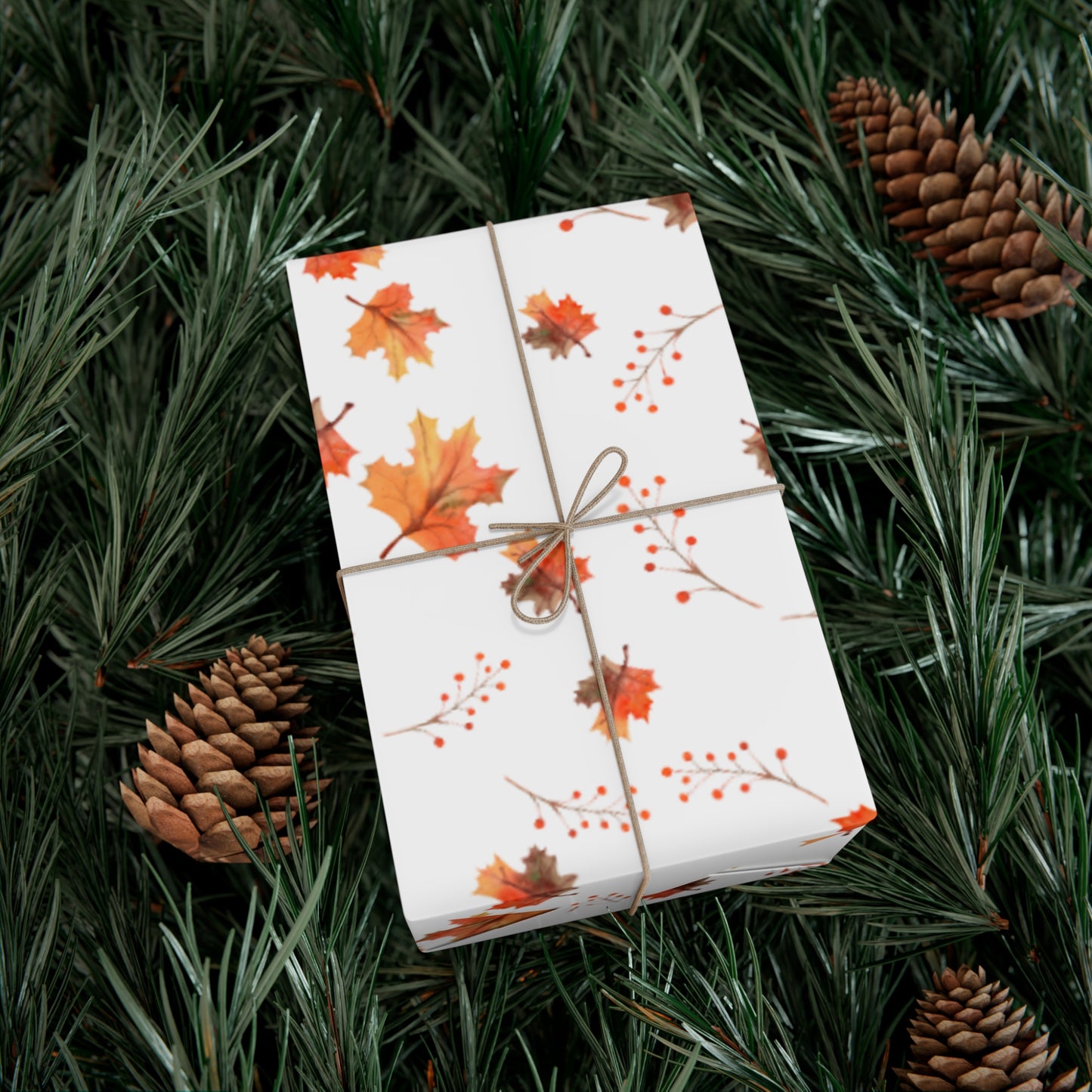 Fall Leaves Wrapping Paper