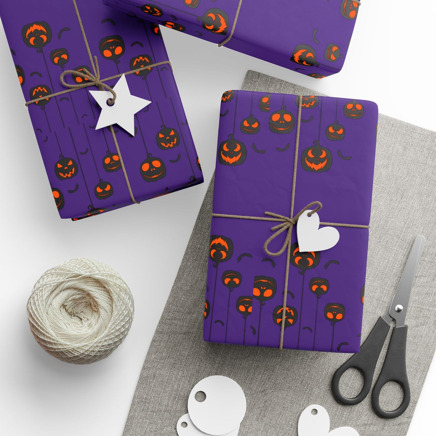 Jack-O-Latern Wrapping Paper