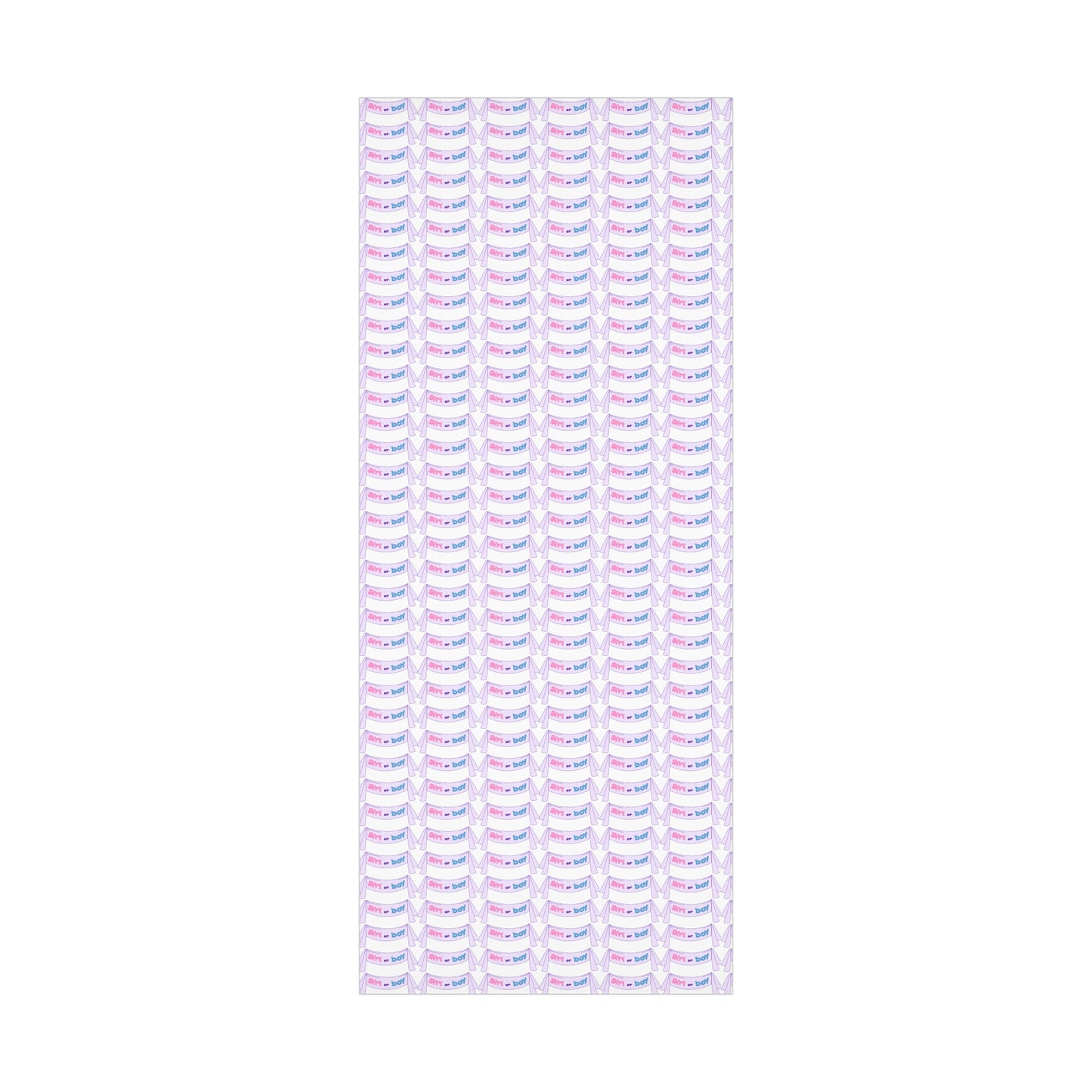 Gender reveal Gift Wrapping Paper