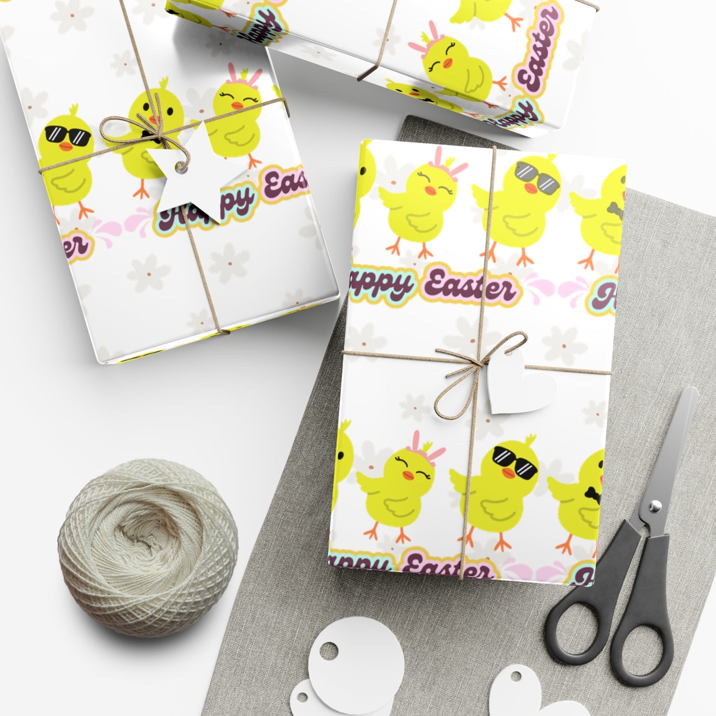 Happy Easter Chicks Wrapping Papers