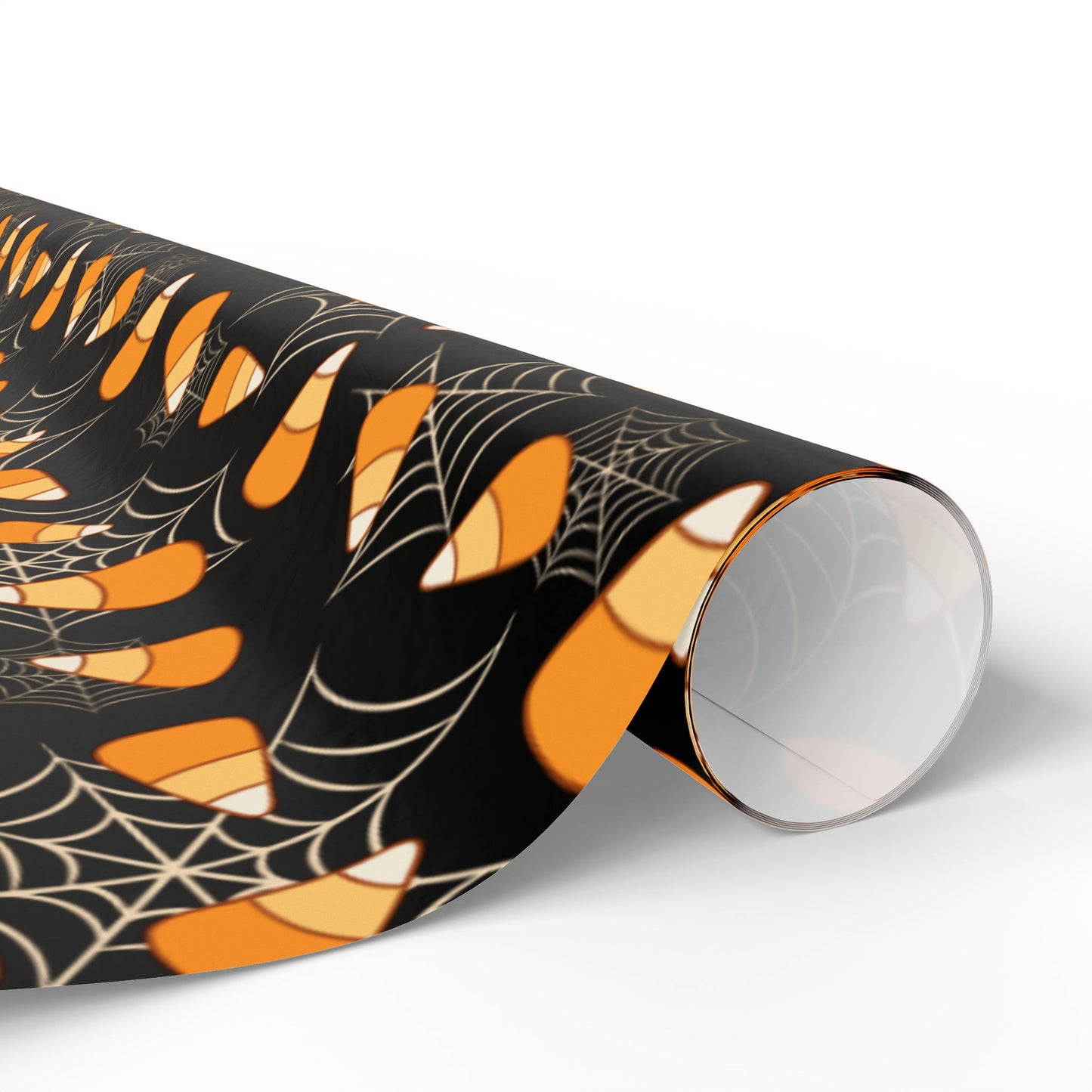 Candy corn Spider web Wrapping Paper