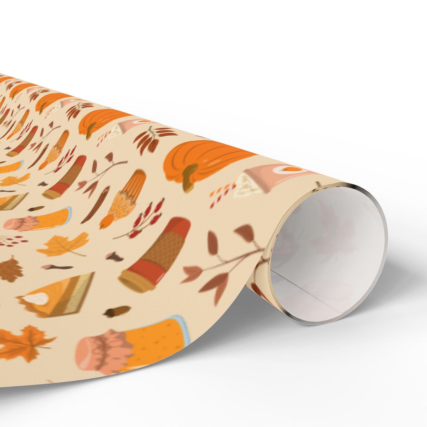 Pumpkin Spice Wrapping Papers