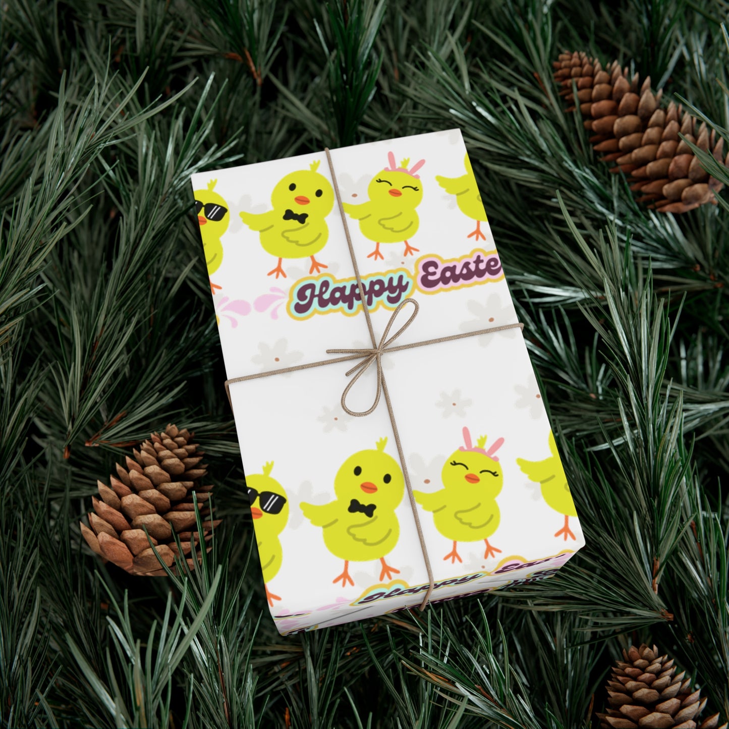 Happy Easter Chicks Wrapping Papers