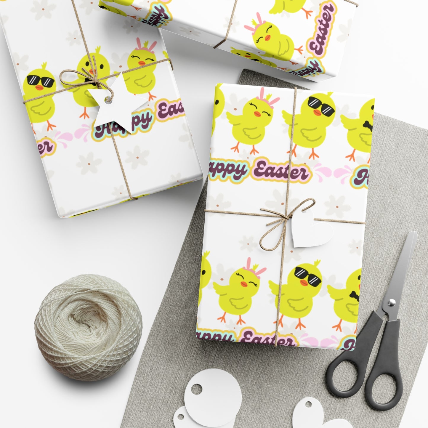 Happy Easter Chicks Wrapping Papers