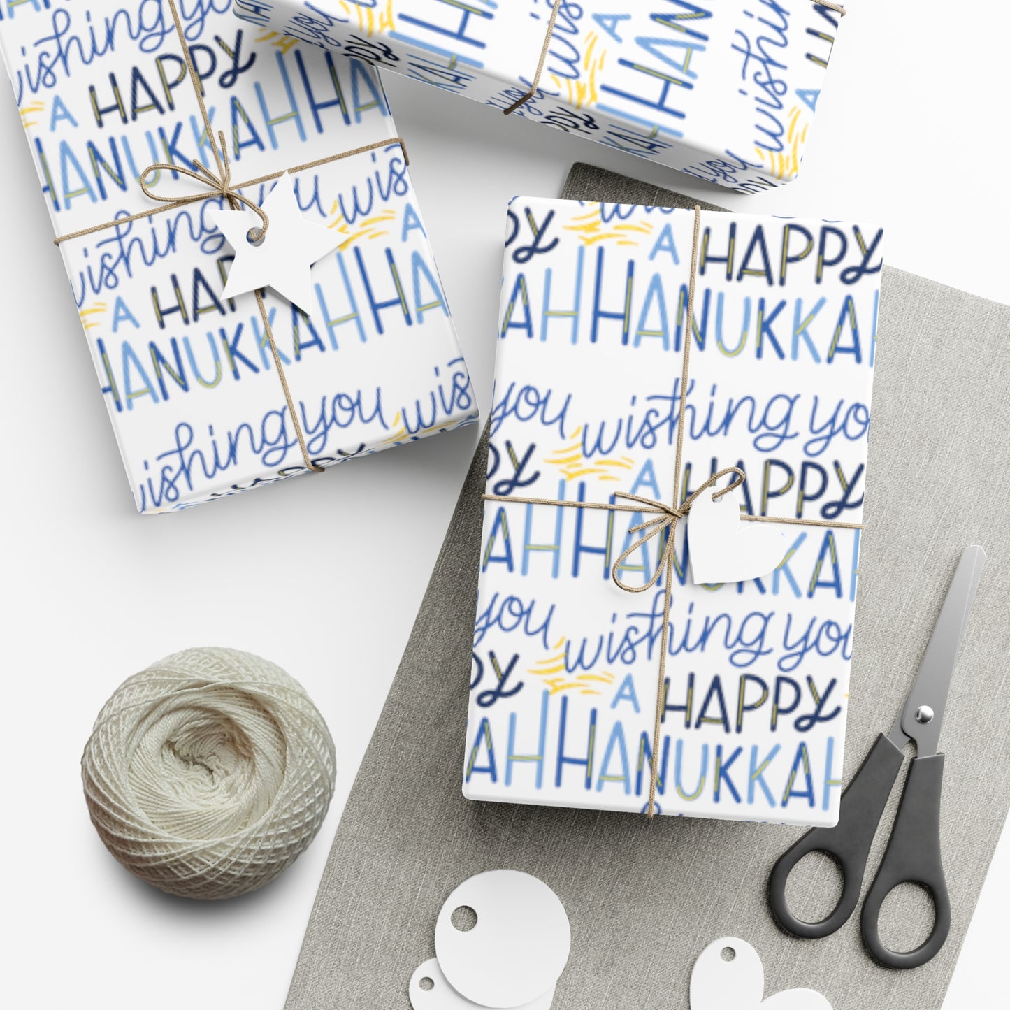 Hannukah Gift Wrap Papers