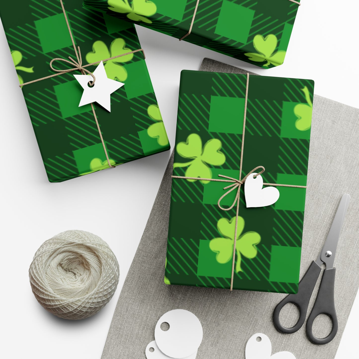 Four Leaf Clover Gift Wrapping Paper