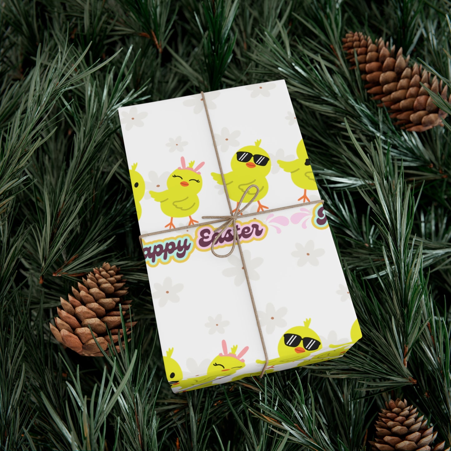 Happy Easter Chicks Wrapping Papers