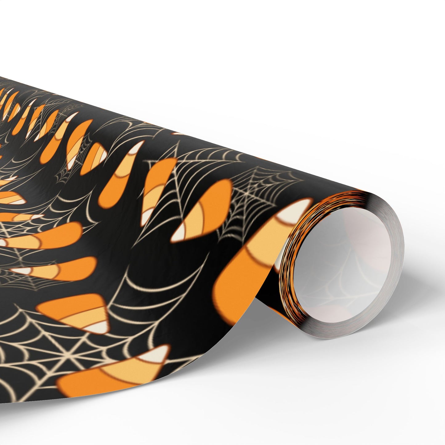 Candy corn Spider web Wrapping Paper