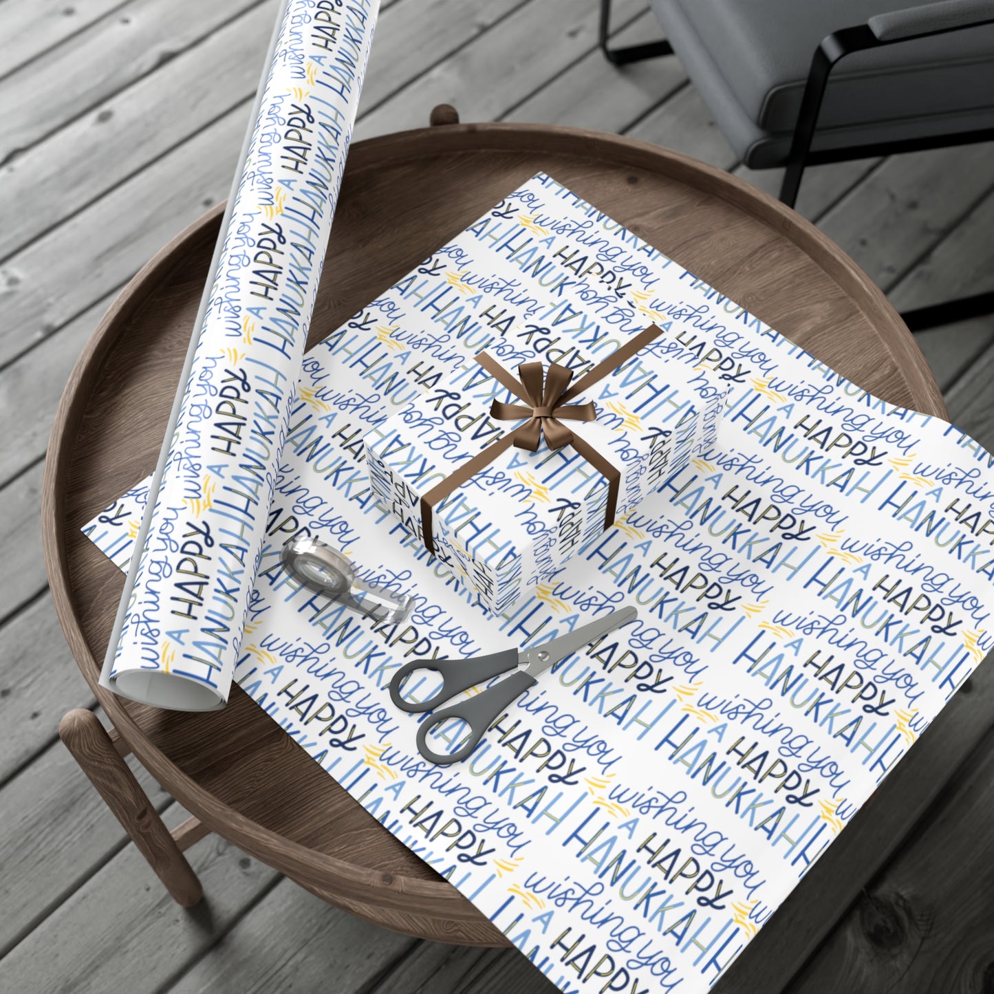 Hannukah Gift Wrap Papers