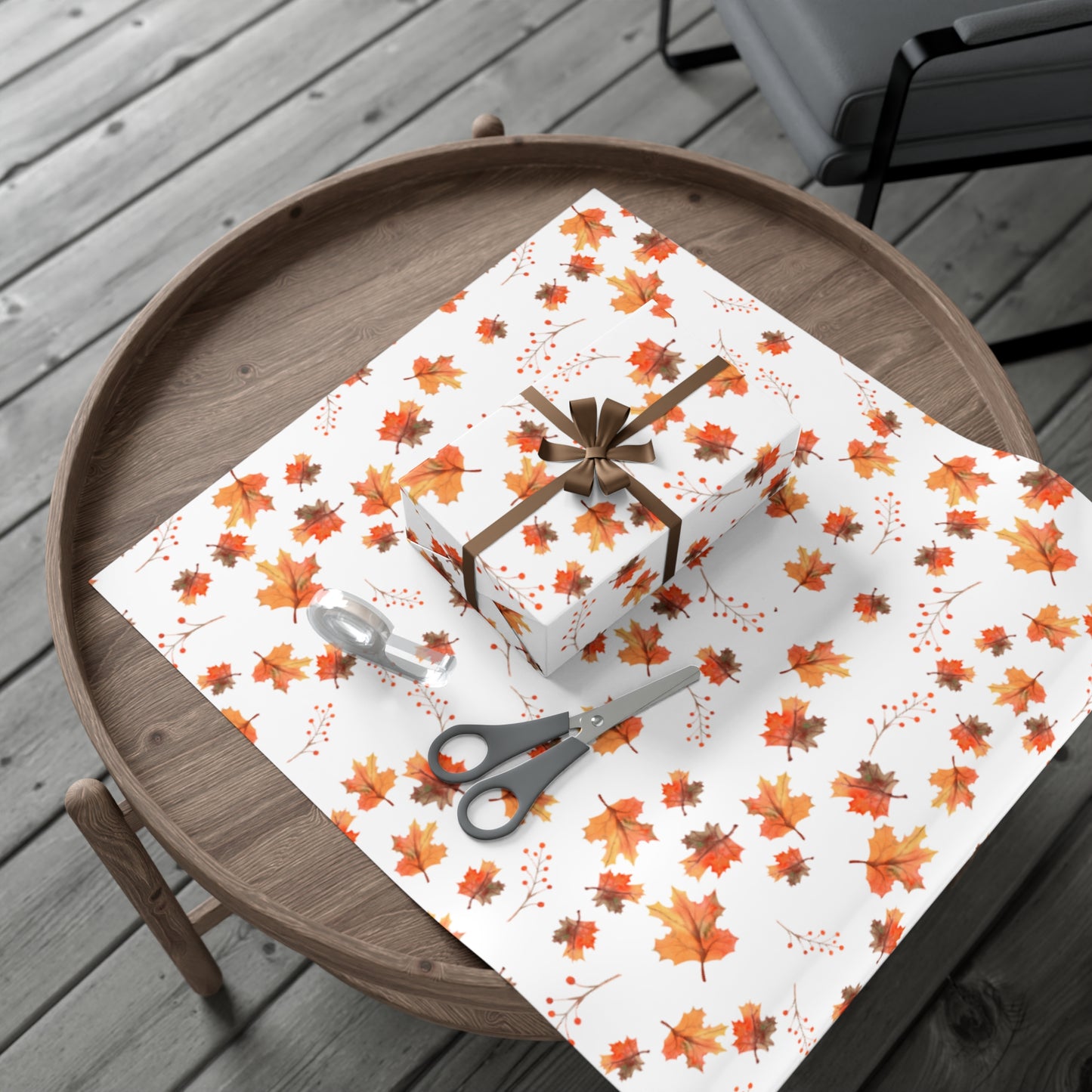 Fall Leaves Wrapping Paper