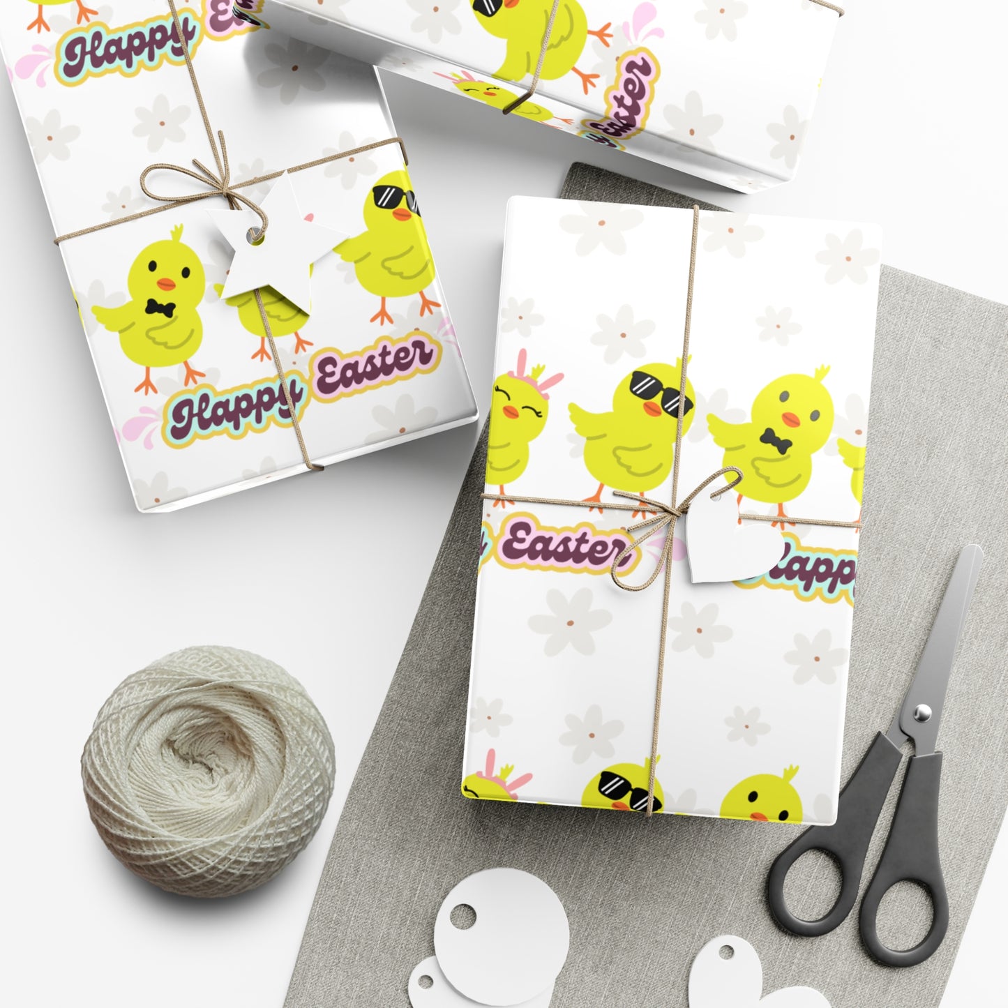 Happy Easter Chicks Wrapping Papers