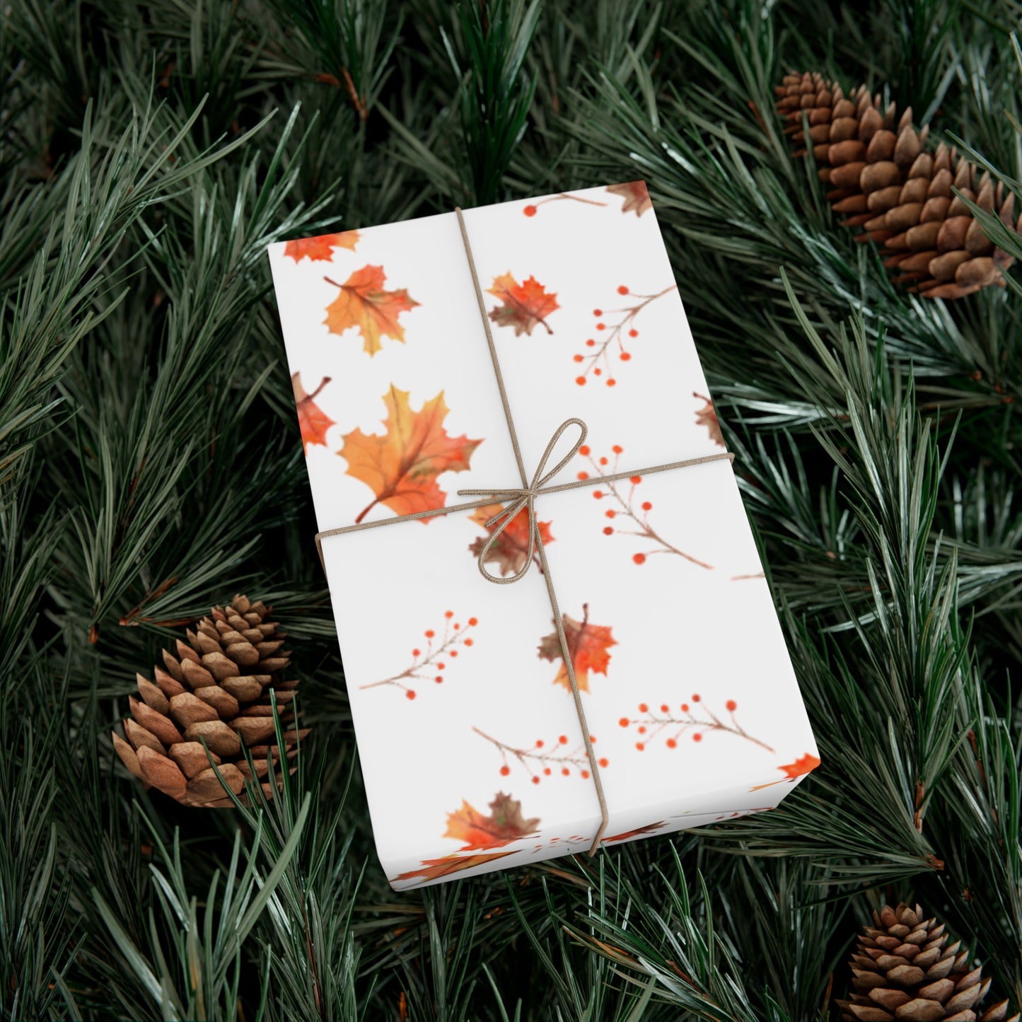 Fall Leaves Wrapping Paper