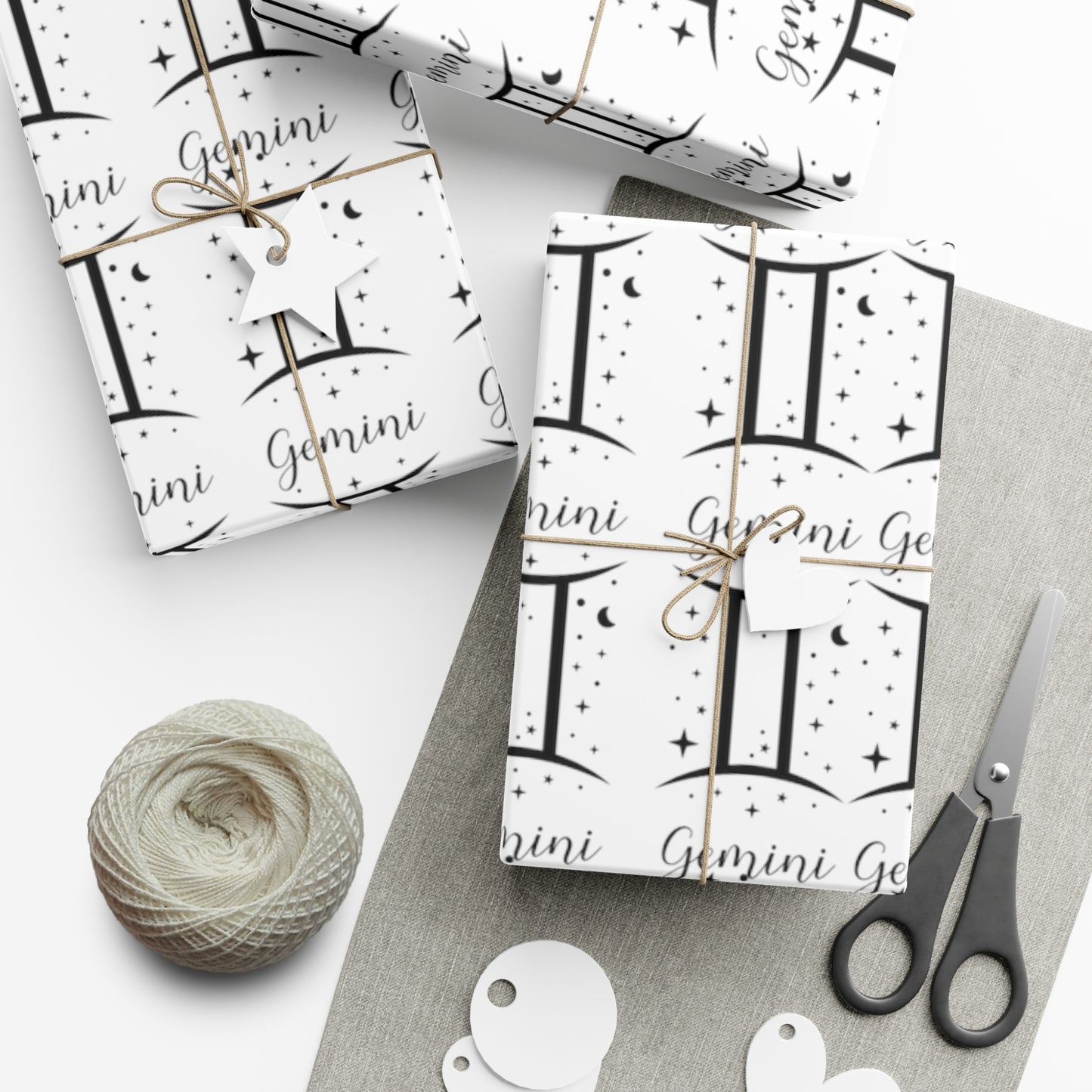 Gemini Gift Wrap Papers