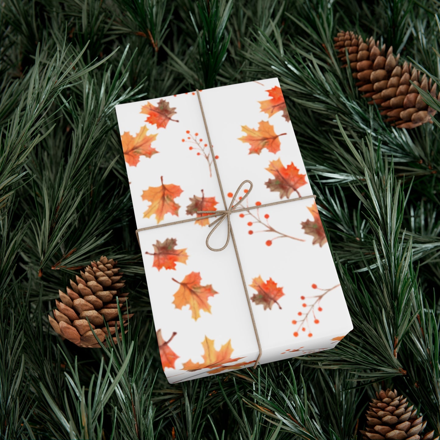 Fall Leaves Wrapping Paper