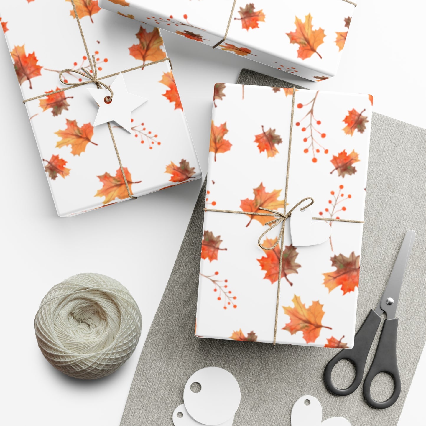 Fall Leaves Wrapping Paper