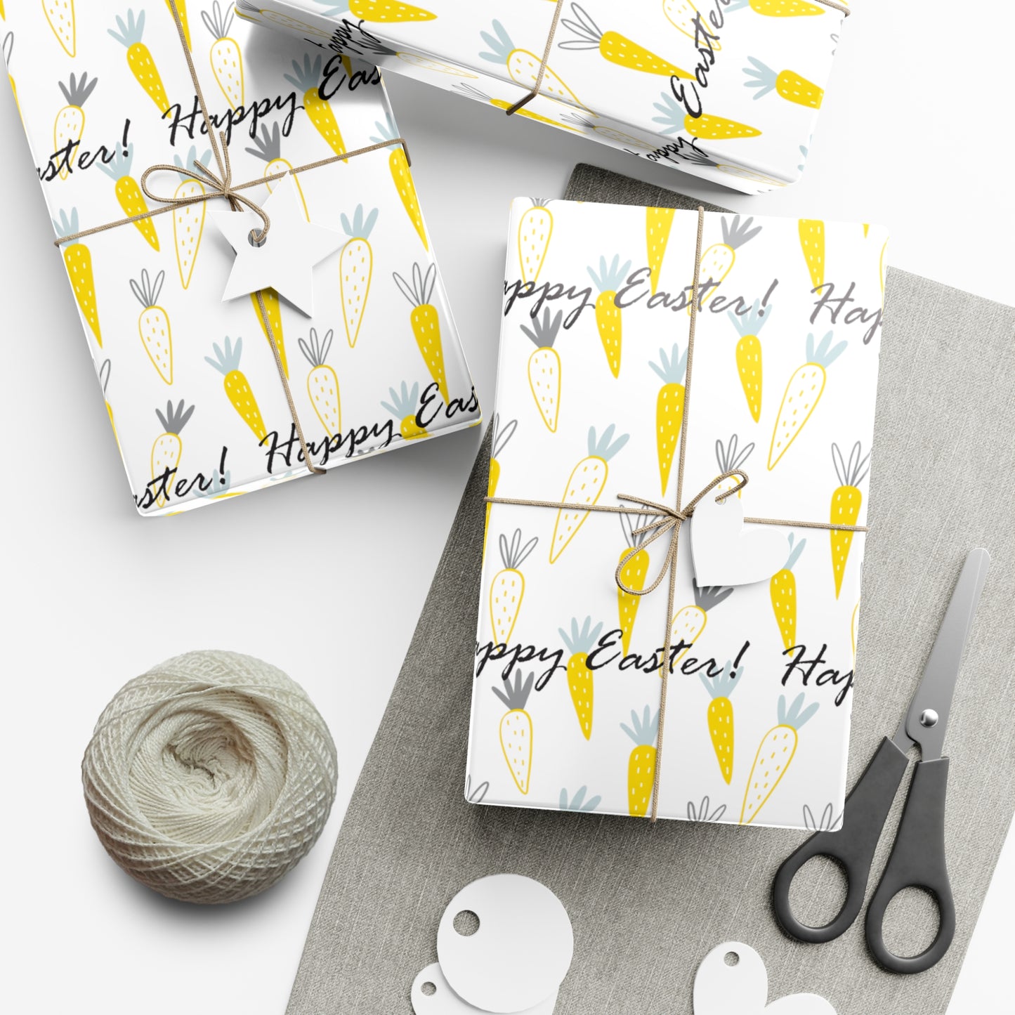 Carrot Happy Easter Wrapping Papers