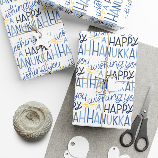 Hannukah Gift Wrap Papers