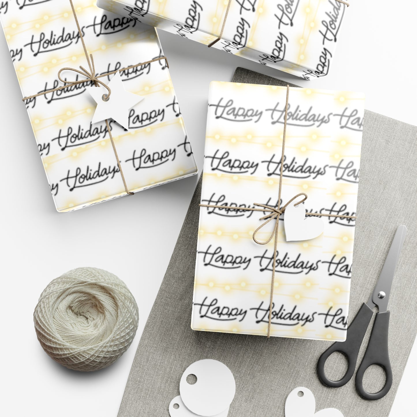 Happy Holidays Gift Wrap Papers