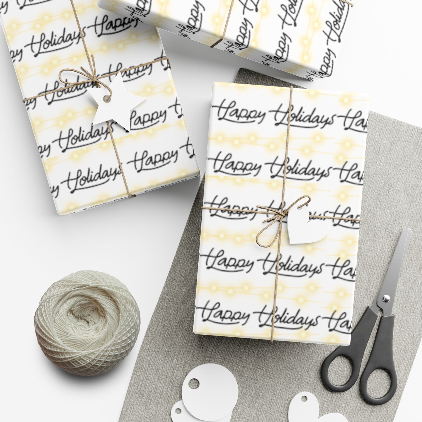 Happy Holidays Gift Wrap Papers