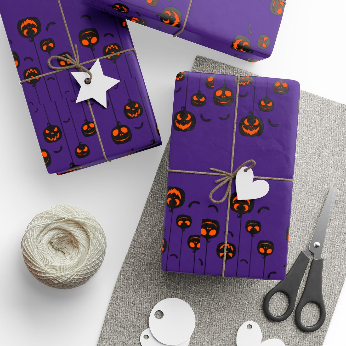 Jack-O-Latern Wrapping Paper